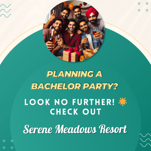 Organise your Bachelor Party at Serene Meadows Resort in Coimbatore! 🎉🌟